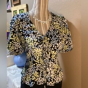 H&M FLORAL DESING Top Size S